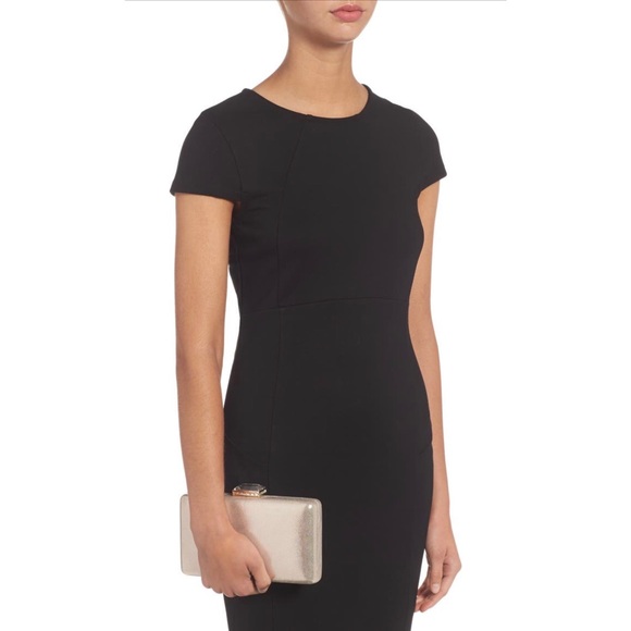 NWT Nordstrom Metallic Box Clutch - Picture 3 of 9